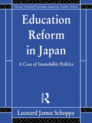 cover image of Education Reform in Japan
